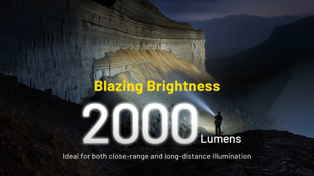 Nitecore Flashlight P40 - Ultra Long Distance Dual Beam LEP