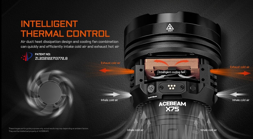 Acebeam X75 XHP70.3 6500K - Desert Tan 