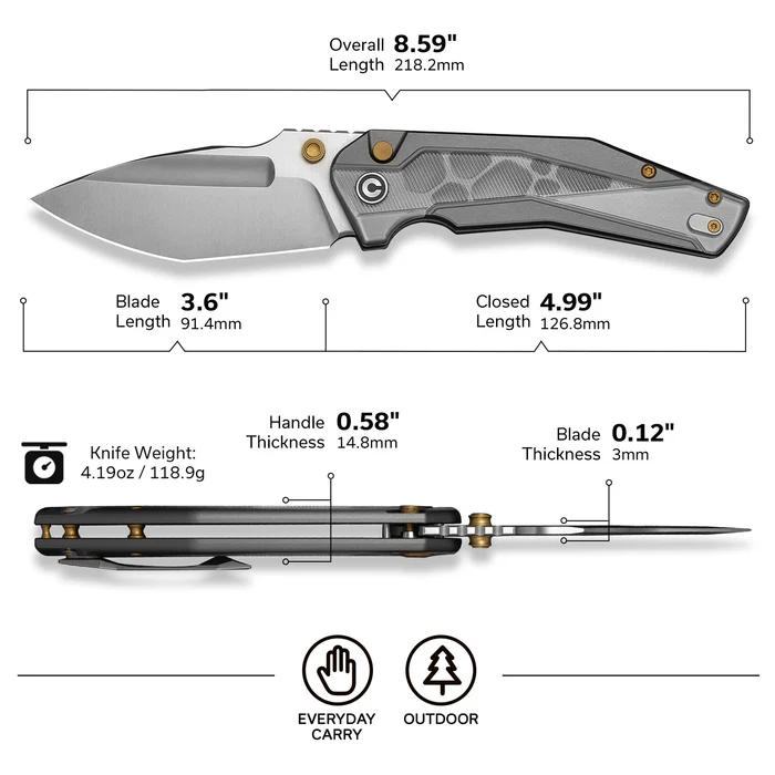 CIVIVI Wellmax Gray Limited to 599 Pcs