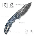 CIVIVI Pentad White Vortex Micarta