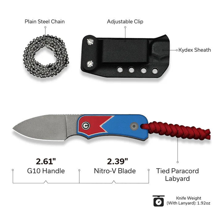 CIVIVI Baby Banter Fixed Blade - Jump Edition