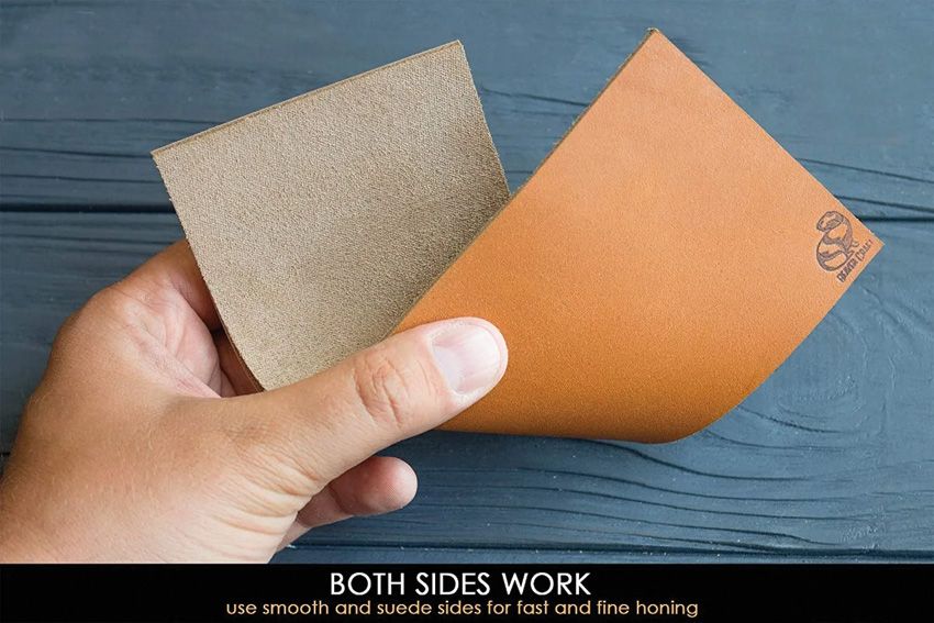 BEAVERCRAFT Leather Strop with Compound