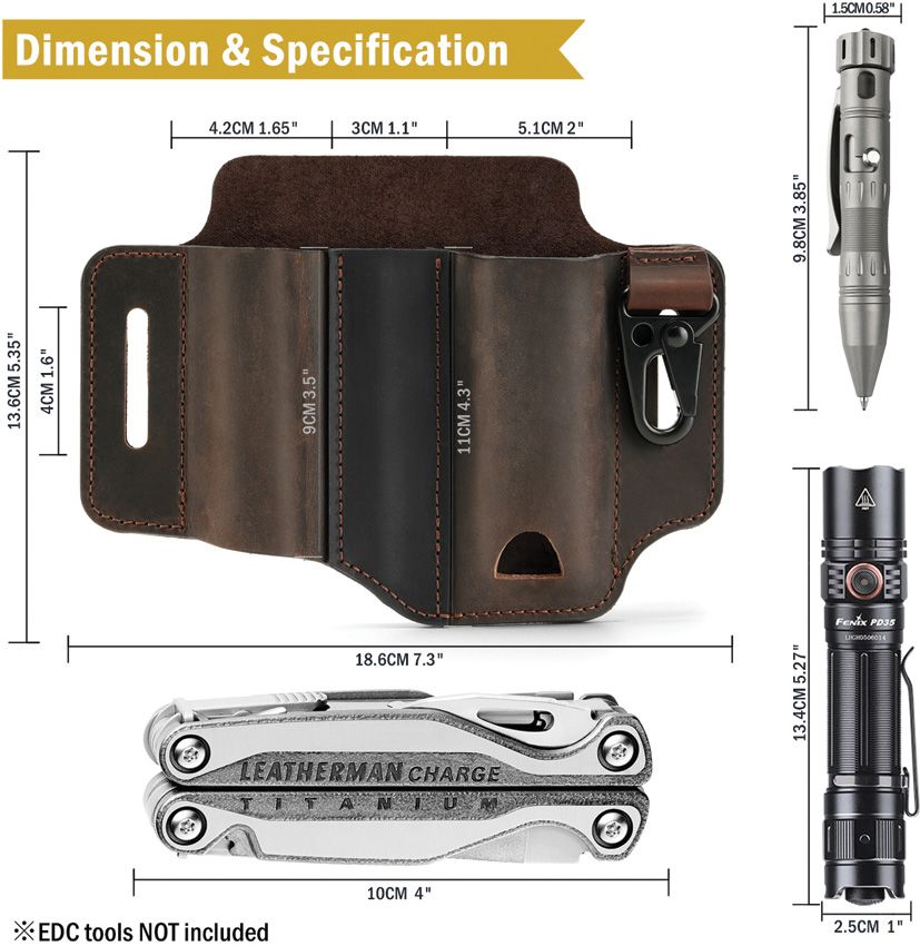 Viperade PJ29 Multi Tool Belt Sheath 