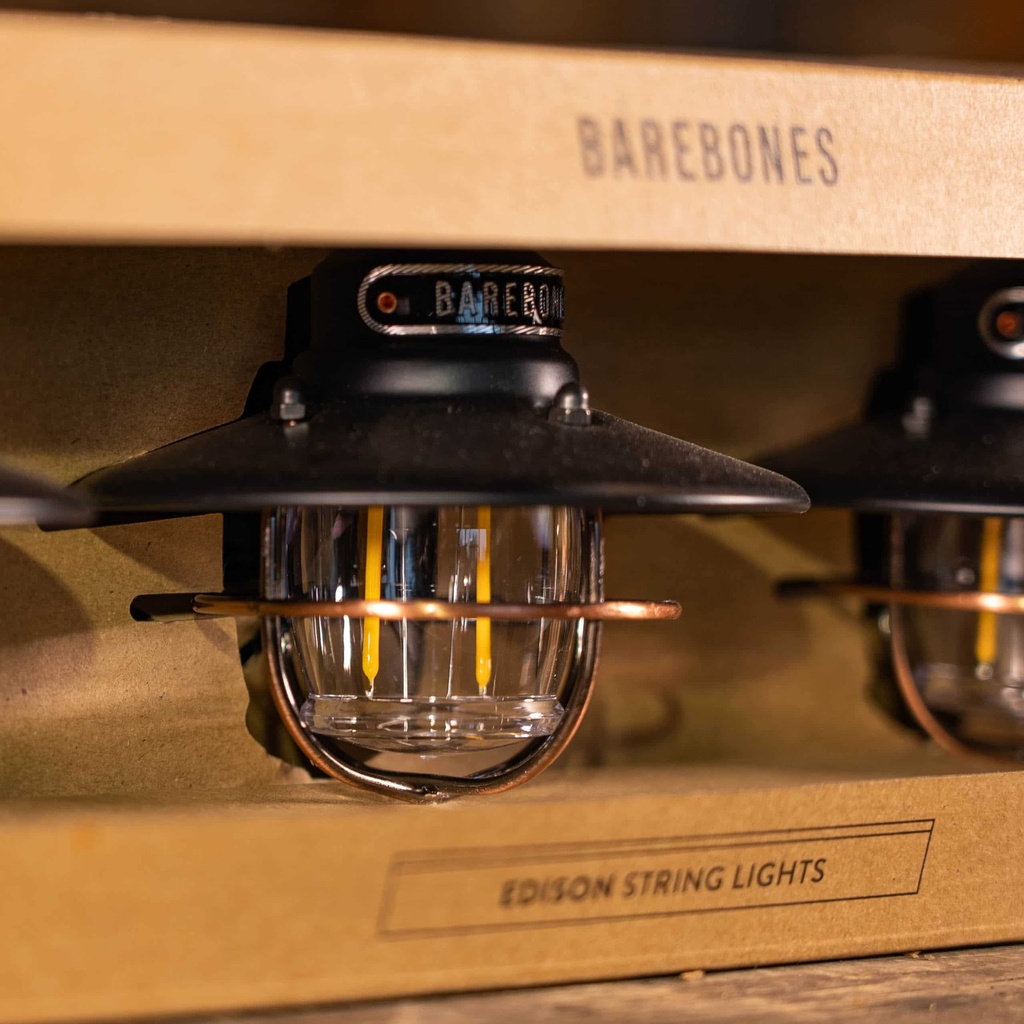 Barebones Living Edison String Lights Bronze
