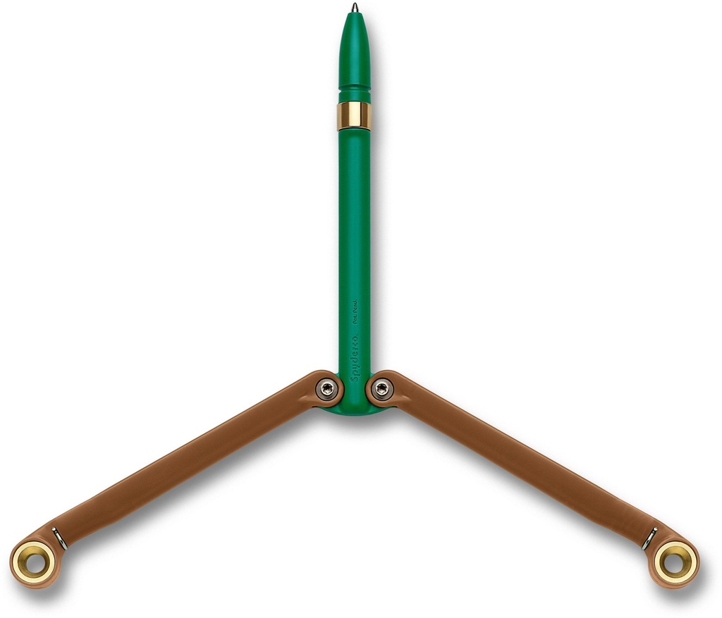 Spyderco BaliYo Flip Pen - Heavy-Duty, Coyote Brown/Forest Green