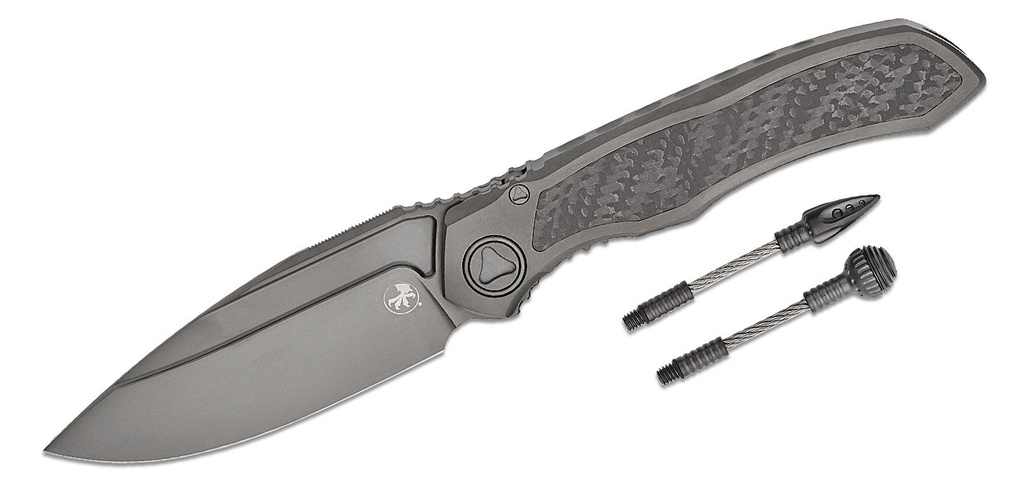 Microtech Anax Framelock DLC Ti Drop Point
