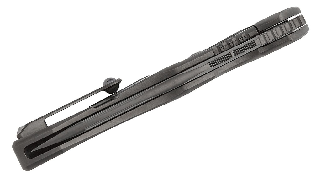 Microtech Anax Framelock DLC Ti Drop Point