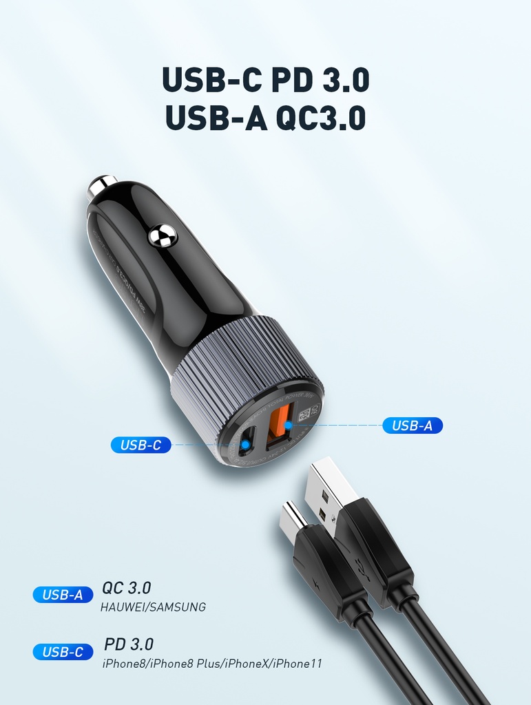 LDNIO Car Charger C510Q