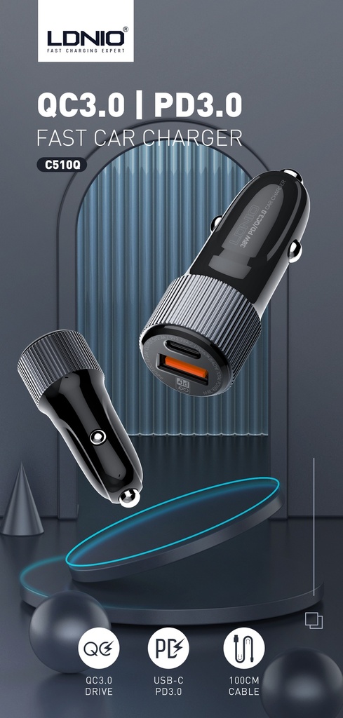 LDNIO Car Charger C510Q