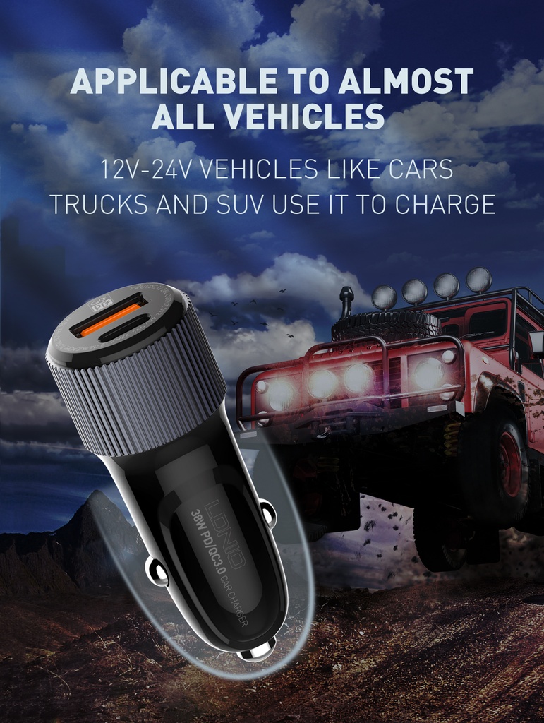 LDNIO Car Charger C510Q