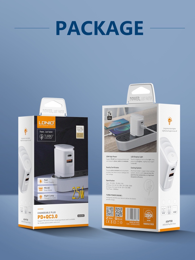 LDNIO HOME CHARGER A2423C