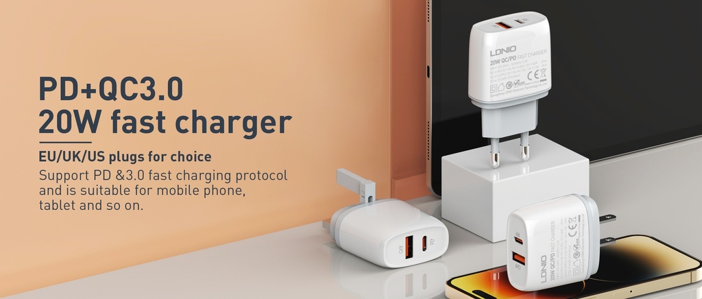 LDNIO Home Charger Q229