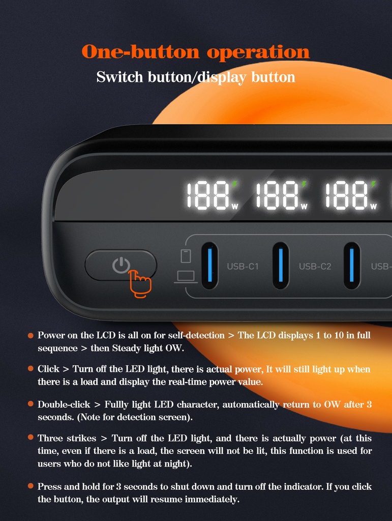 LDNIO 140W Home Charger A6140C