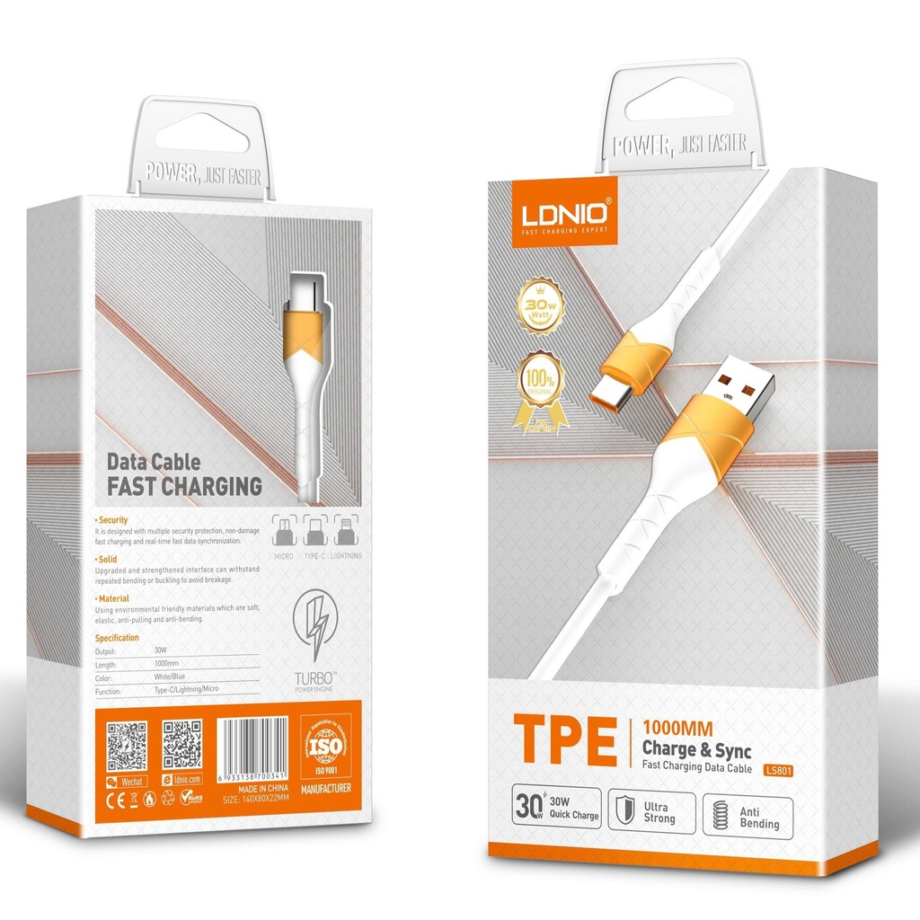 LDNIO CABLE Type-c LS801