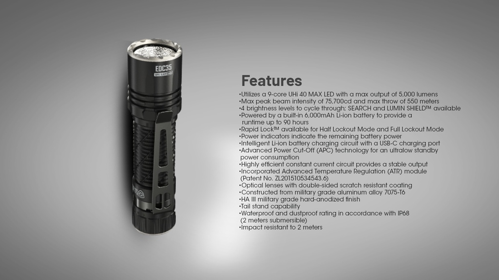 Nitecore EDC35