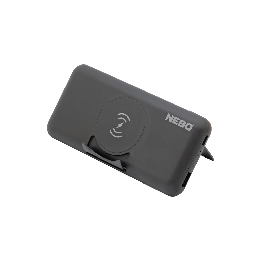 Nebo 10K Powerbank with Kickstand & wireless charging