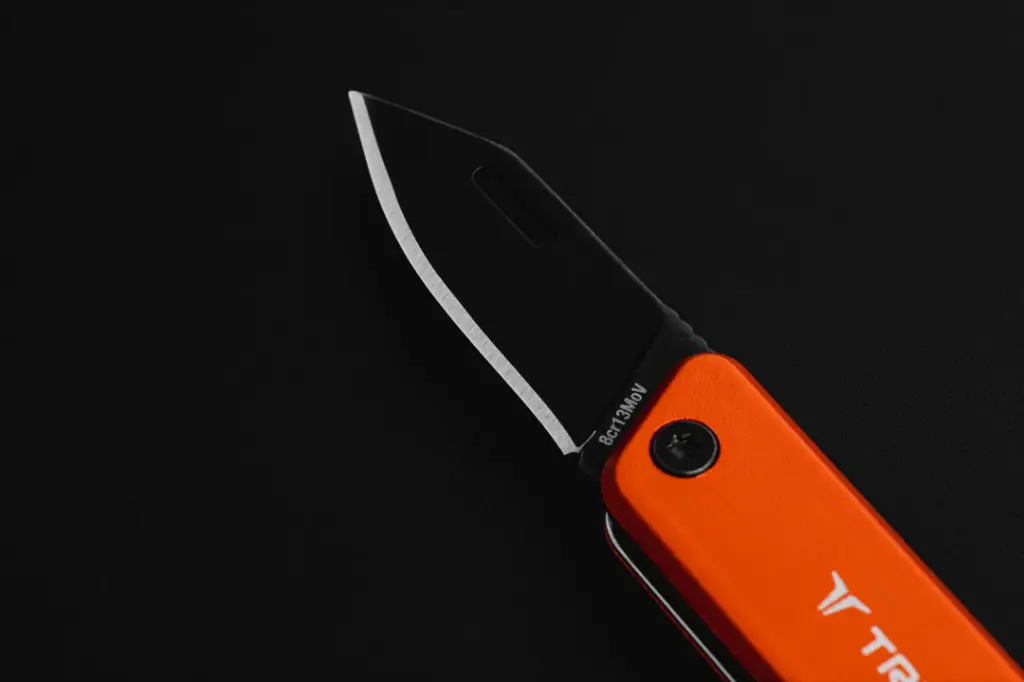 True Utility Modern Key Chain Knife - Orange