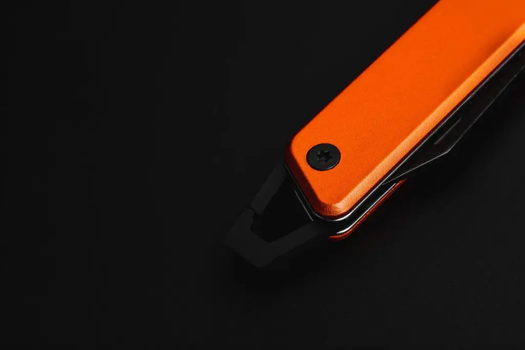 True Utility Modern Key Chain Knife - Orange