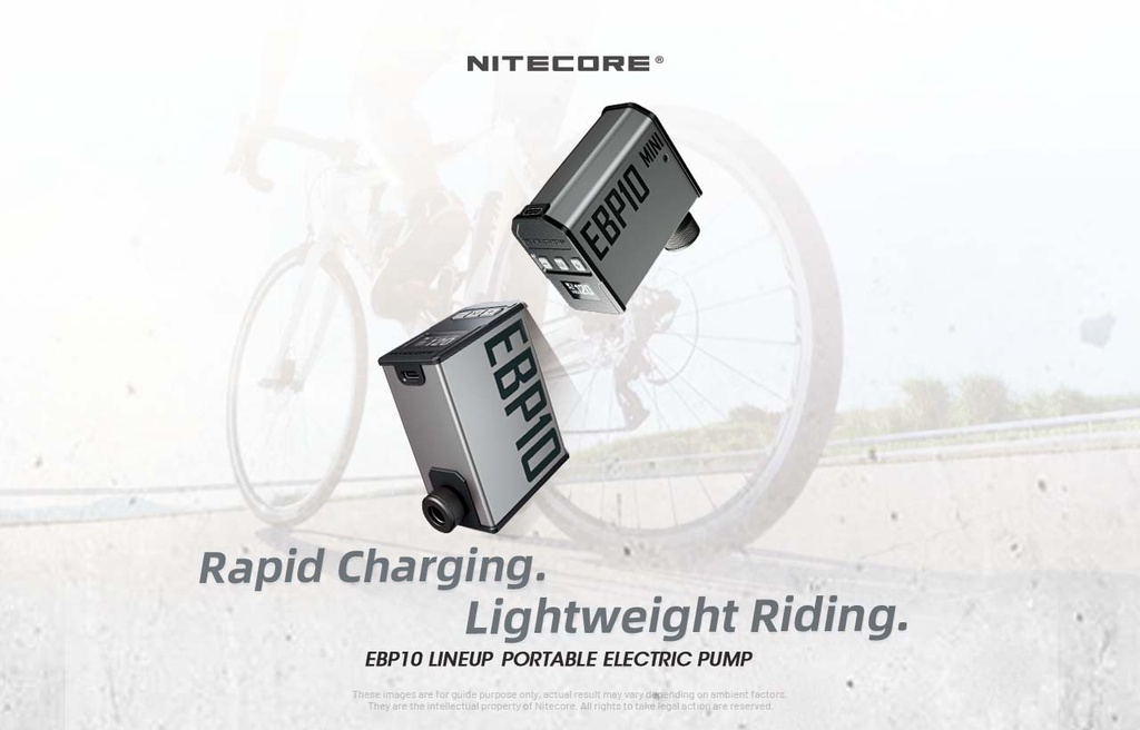 Nitecore Mini Electric Bike Pump