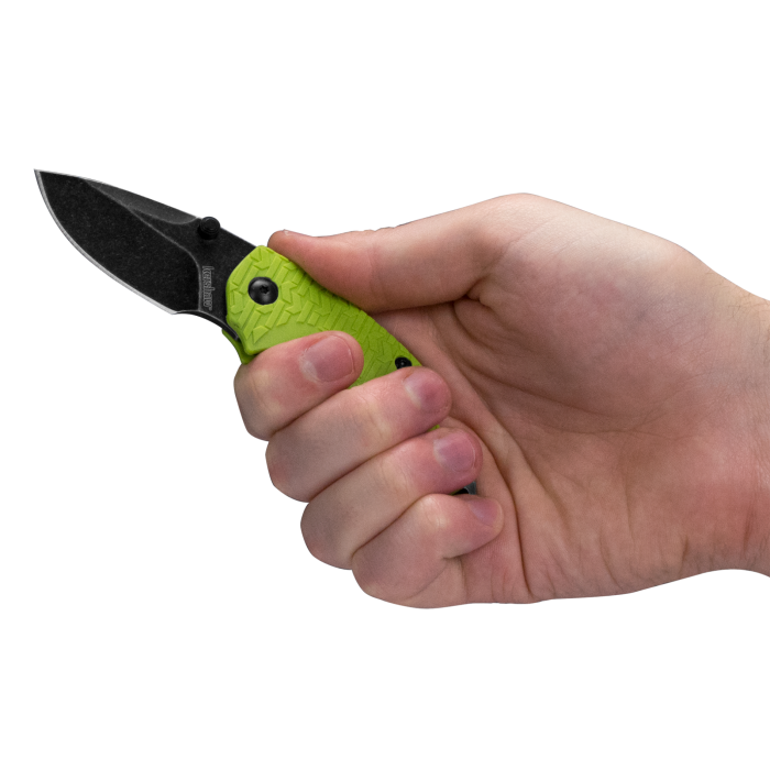 Kershaw SHUFFLE - LIME GREEN, BLACKWASH