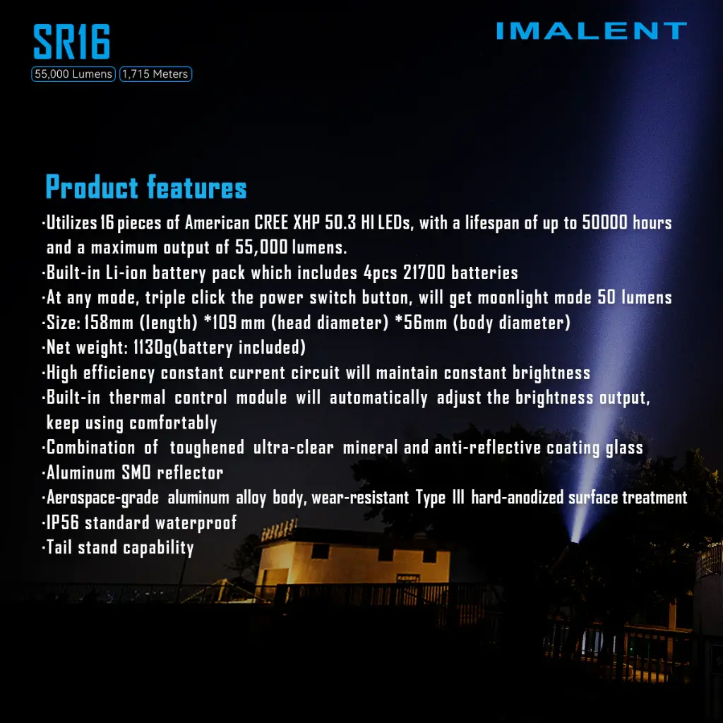 Imalent MS32 Brightest Flashlight