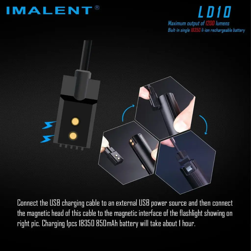 Imalent LD10 Small flashlight Cool White
