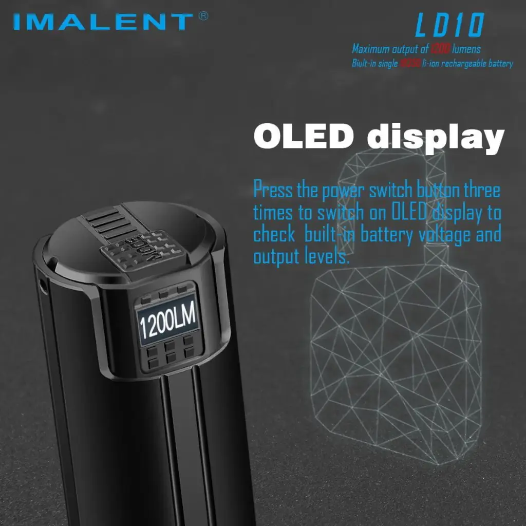 Imalent LD10 Small flashlight Cool White
