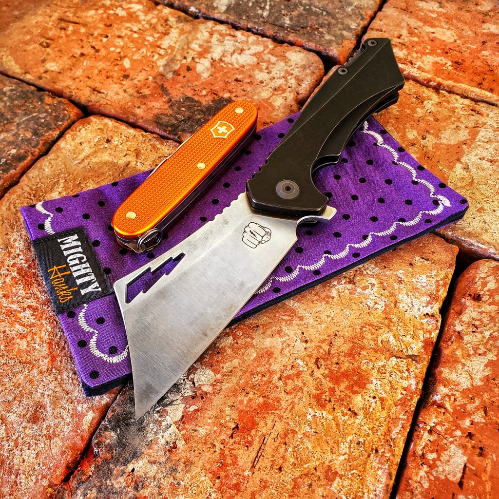 Mighty Hanks Purple Speckles Mighty Mini with Microfiber