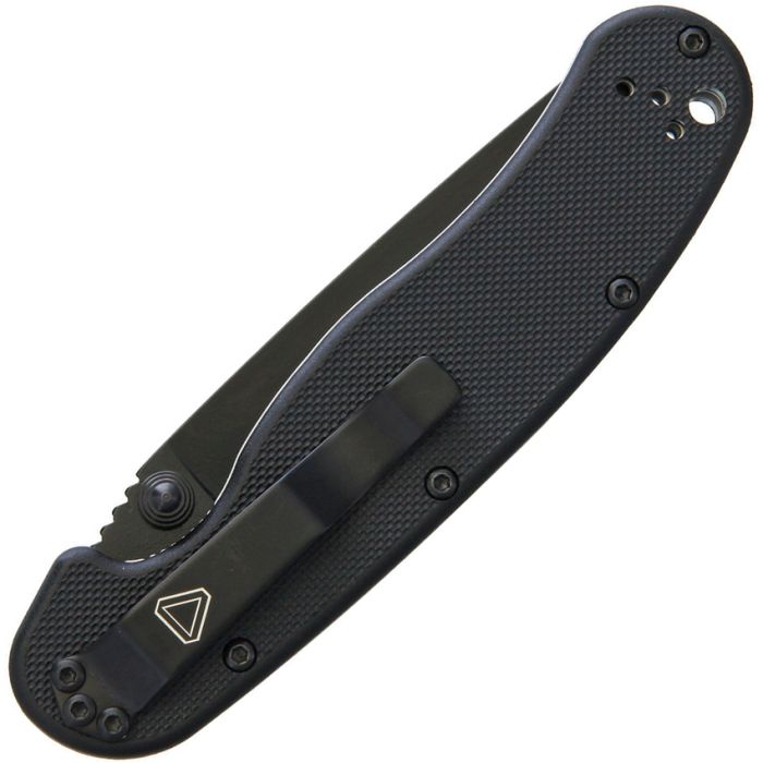 Ontario RAT II Linerlock Black D2