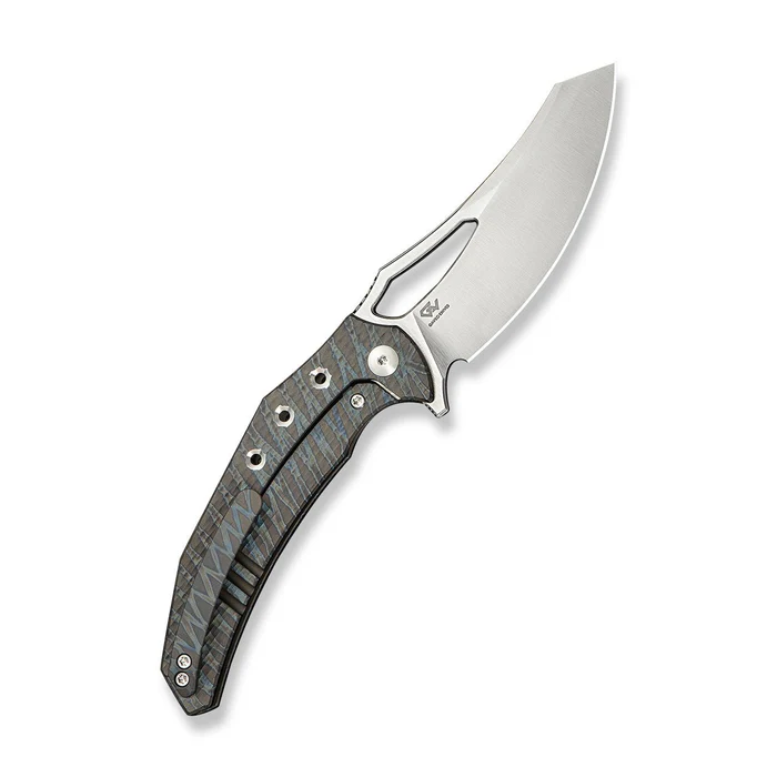 WE KNIFE Epaulette Tiger Stripe Flamed