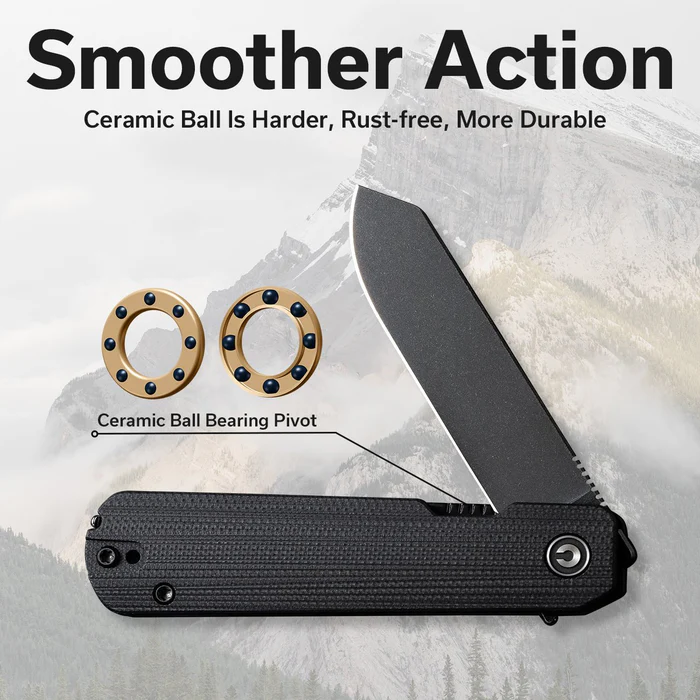 CIVIVI Stormhowl Flipper & Button Lock Knife Aluminum Handle (copy)