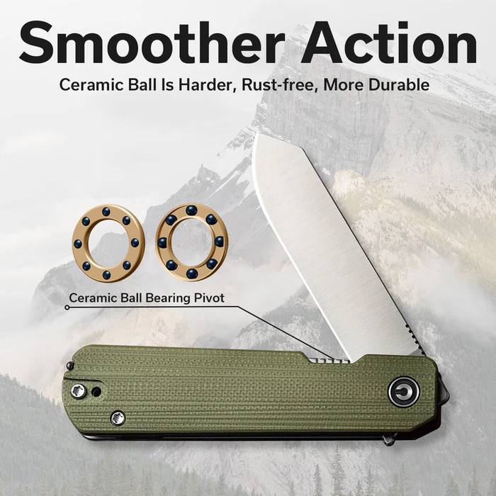 CIVIVI Stormhowl Flipper & Button Lock Knife Aluminum Handle (copy)