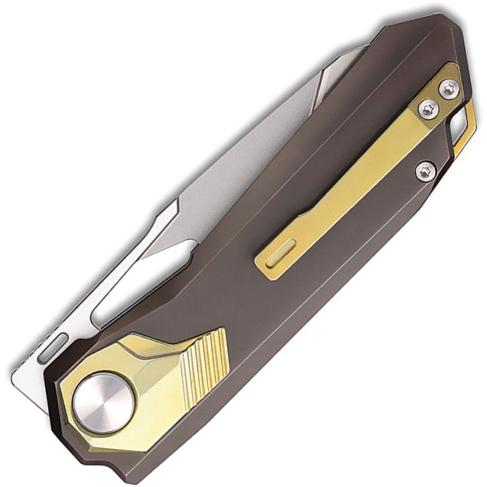 REMETTE Peregrine Falcon Linerlock Ti Brown 
