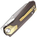 REMETTE Peregrine Falcon Linerlock Ti Brown 