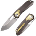 REMETTE Peregrine Falcon Linerlock Ti Brown 