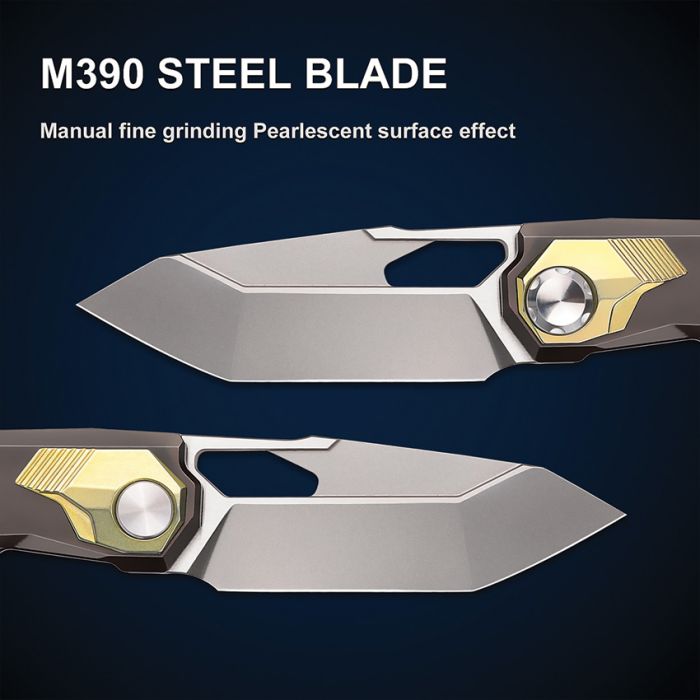 REMETTE Peregrine Falcon Linerlock Ti Brown 