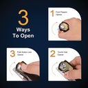 REMETTE Peregrine Falcon Linerlock Ti Brown 