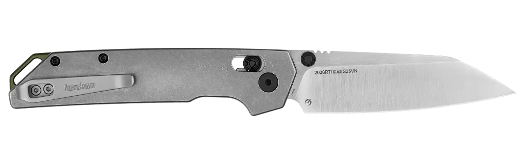 Kershaw Iridium - Reverse Tanto, Titanium, S35VN