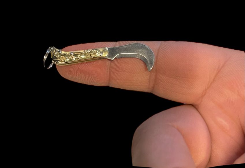 Mini Keychain Persian Knife