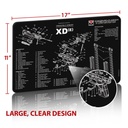 Tekmat Springfield Armory XDe - TekMat Gun Cleaning Mat