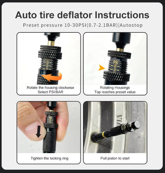Tire Pressure Relif Valve