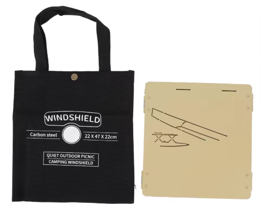 Shine trip Camping windshield set Khaki