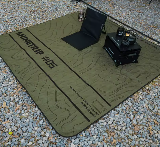 Shine trip Tactical Picnic Mat Green - Medium