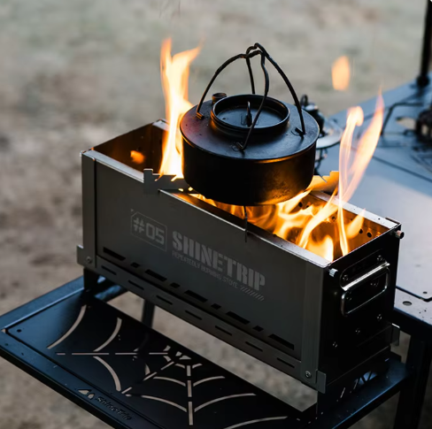 Shine trip secondary combustion furnace