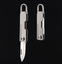 Mini Folding Keychain Knife With Titanium Handle