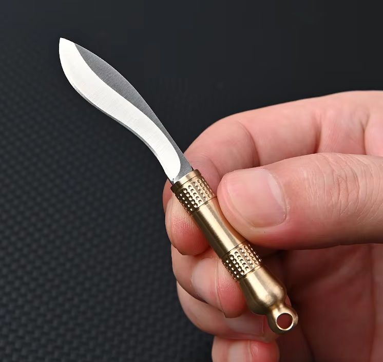 Mini Keychain Fixed Blade Knife 