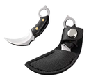 Mini Folding Keychain Knife Gold Handle