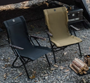 Shine trip comfortable folding chair - Black