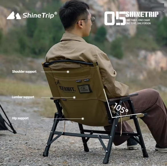 Shine trip Kermit Chair - Black 