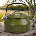 Wellhike Stainless Steel Kettle 0.8L - OD Green
